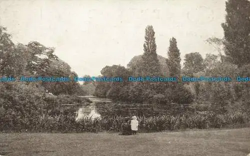 R6399969 Kew Gardens. Der See. Gale und Polden. Serie. Nein. 2. KV 8