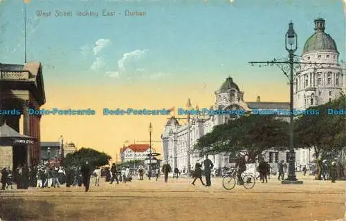 R6399989 Durban. West Street mit Blick nach Osten. A. Rittenberg. 1912