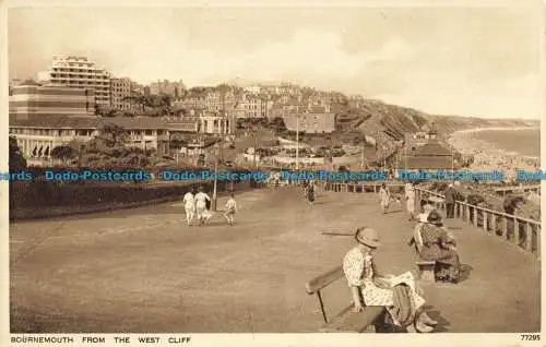 R640848 Bournemouth von der Westklippe. Photochrom