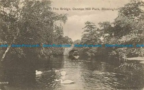 R640863 Birmingham. Cannon Hill Park. Die Brücke. 1904