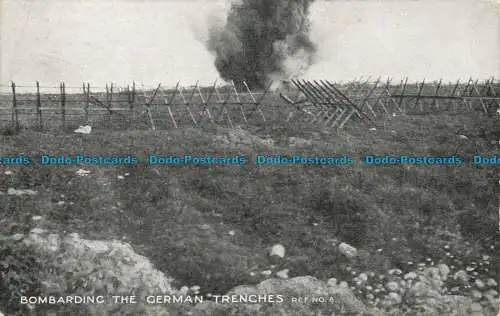 R641043 Bombardierung der Deutschen. Gräben. Krone. Das Photochrom