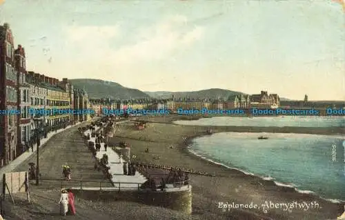 R640885 Aberystwyth. Esplanade. F. Frith. 1909