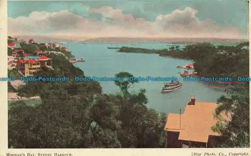 R641253 Mosman Bay. Hafen von Sydney. Sternfoto