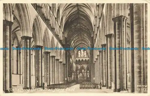 R641330 Kathedrale von Salisbury. Schiff Ost. F. Frith