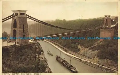 R641369 Bristol. Clifton Hängebrücke. Photochrom