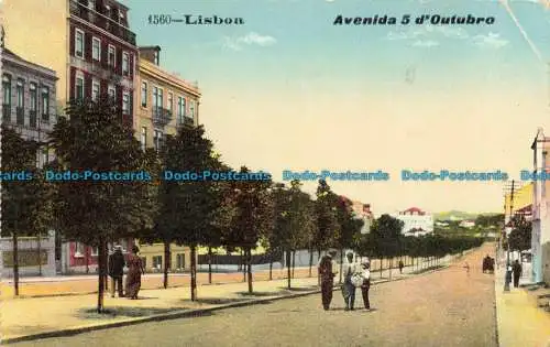 R641421 Lissabon. Avenida 5.d Outubro. S.R