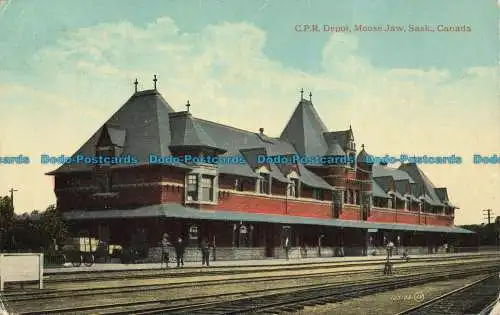 R641444 Kanada. C.P.R. Depot. Elchbacke. Sask. Valentinstag