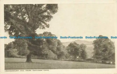 R641480 Crooksbury Hill aus Farnham Park. F. Sturt. Das Siegel der künstlerischen R.A.