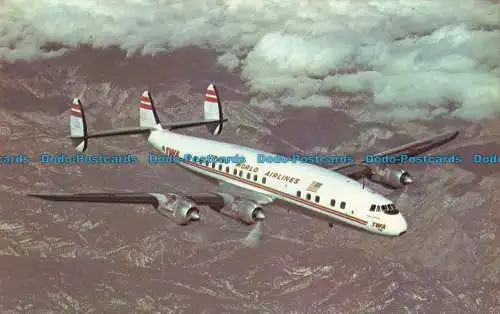 R641562 Twa Trans World Airlines. Lockheed L 1049 Super Constellation. Luftfahrt