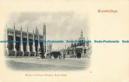 R641580 Cambridge. King College Kapelle. East End