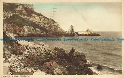 R641600 Torquay. Anstey Cove. Postkarte. 1924