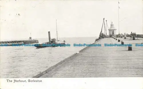 R641641 Gorleston. Der Hafen. Postkarte. 1905