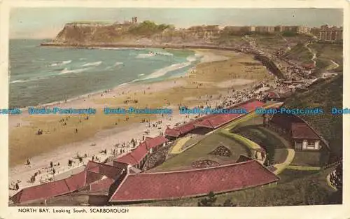 R641693 Scarborough. North Bay. Blick nach Süden. 1951