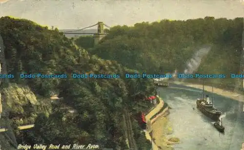 R641694 Bridge Valley Road und River Avon. Bienenserie Nr. 6. 1908