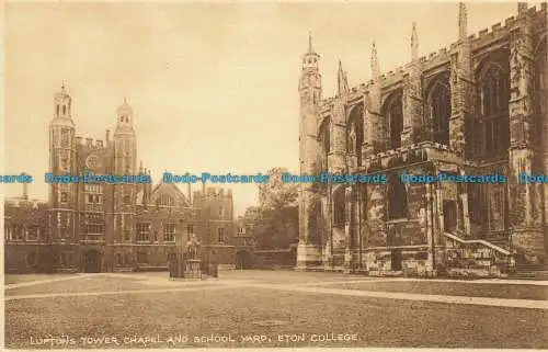 R641707 Eton College. Lufton Tower Kapelle und Schulhof