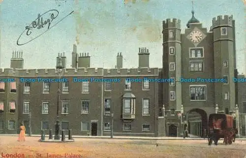 R641711 London. St. James Palace. E.F.A. Serie. 521. 1905