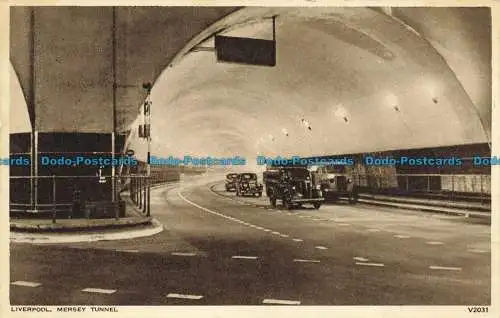 R641726 Liverpool. Mersey Tunnel. Photochrom. 1951