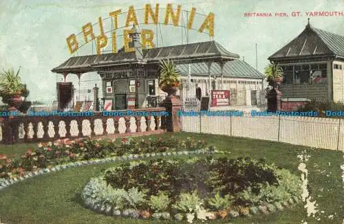 R641765 Gt. Yarmouth. Britannia Pier. IXL-Serie. 1908