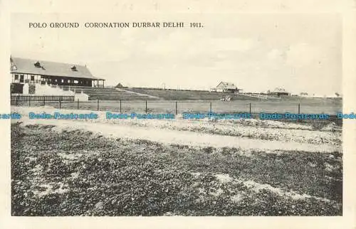 R641906 Delhi. Krönungsdurbar. Poloboden. H.A. Mirza. 1911