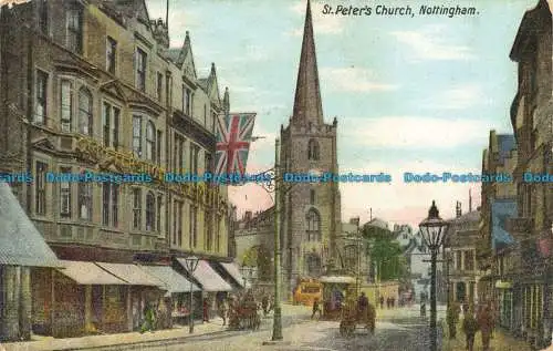 R641915 Nottingham. Peterskirche. Postkarte. 1909