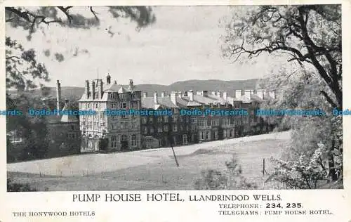 R641962 Llandrindod Wells. Pump House Hotel. Honywood Hotels