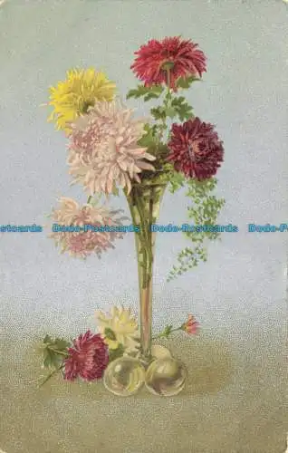 R642016 Blumen in Vasen. B. B. Seriennr. 193