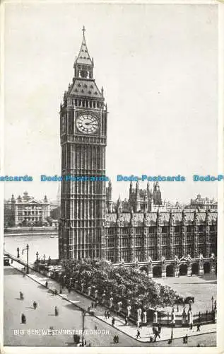 R642027 London. Westminster. Big Ben. Valentinstag. Silber