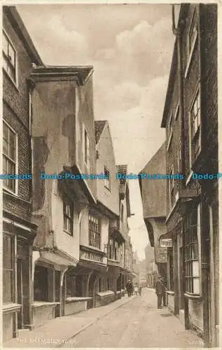 R642072 York. Die Shambles. Postkarte. 1928