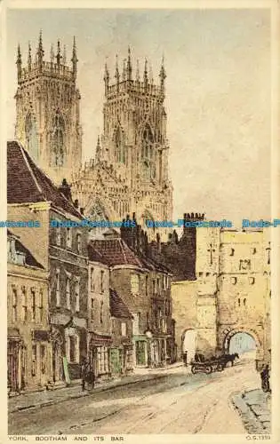 R642110 York. Bootham und seine Bar. Photochrom