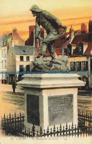 R642143 Calais. Das Cavet Monument. LL. 13