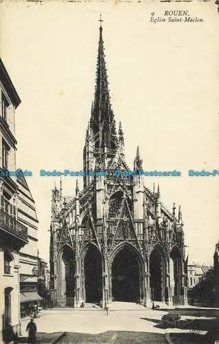 R642204 Rouen. Kirche Saint Maclou. Postkarte