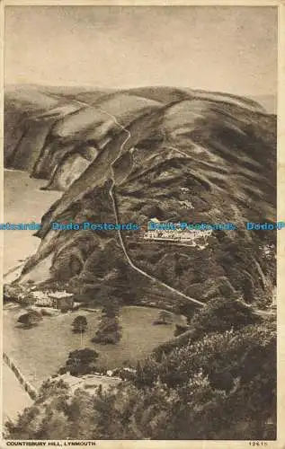 R642703 Lynmouth. Countisbury Hill. Postkarte