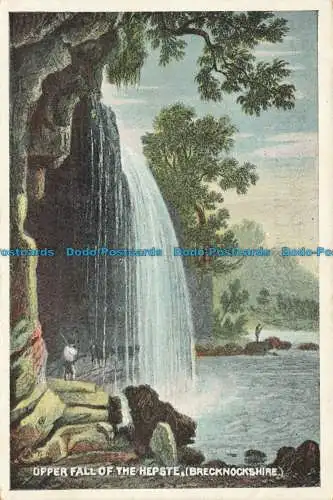 R642296 Brecknockshire. Oberer Fall der Hepste. G.D. und D