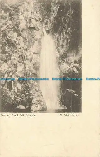 R642800 Eskdale. Stanley Ghyll Fall. J.M. Adair Serie