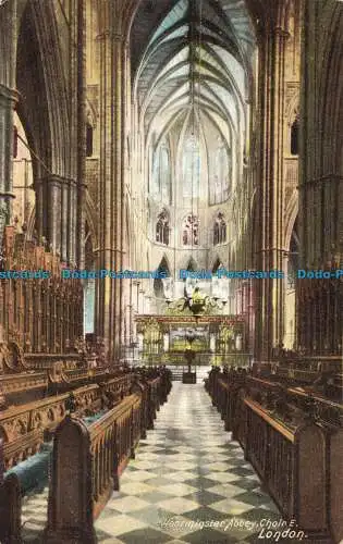 R642382 London. Westminster Abbey. Chor E. Gordon Smith