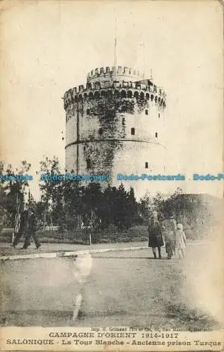 R642868 Thessaloniki. Der Weiße Turm. Ehemaliges türkisches Gefängnis. Orientkampagne 19