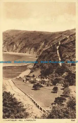 R642399 Lynmouth. Countisbury Hill. J. Lachs. 1952