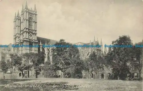 R643493 London. Westminster Abbey. Von Dean Yard. O.F.Nr. 4312