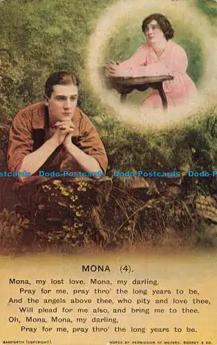 R643545 Mona. Bamforth. Serie. Nein. 4851. 4