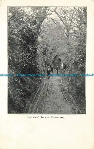 R642981 Paignton. Lovers Lane. Postkarte