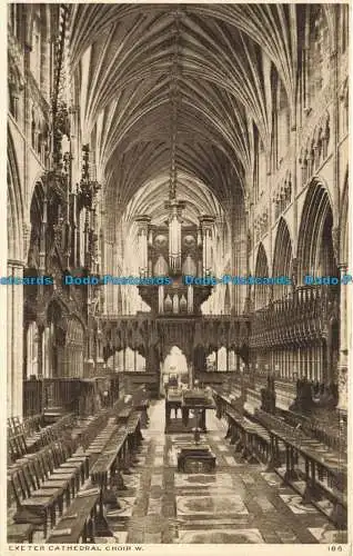 R643595 Exeter Domchor mit Photochrom. Die Kunstgalerie der Kathedrale. E. und