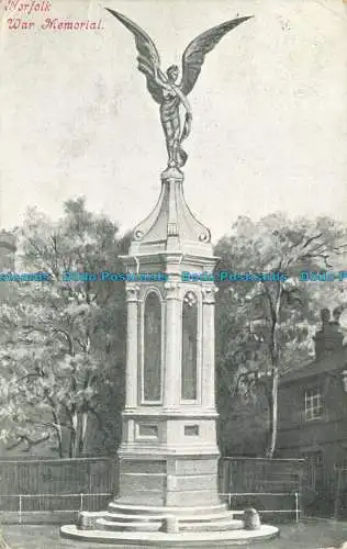 R643598 Norfolk. Kriegsdenkmal. Jarrold Serie. Nein. 1787. 1904