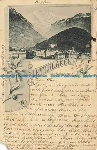 R642547 Interlaken. Jungfrau. 1910