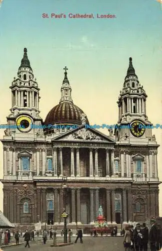 R642551 London. St. Paul Kathedrale. Postkarte. 1929