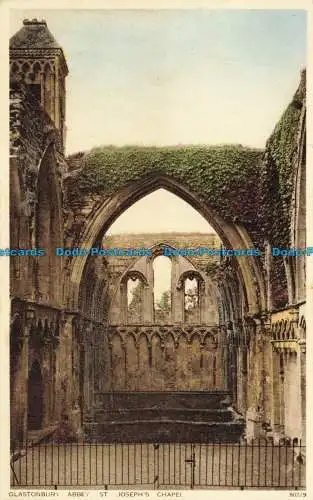 R643617 Glastonbury Abbey. St. Joseph Kapelle. Photochrom