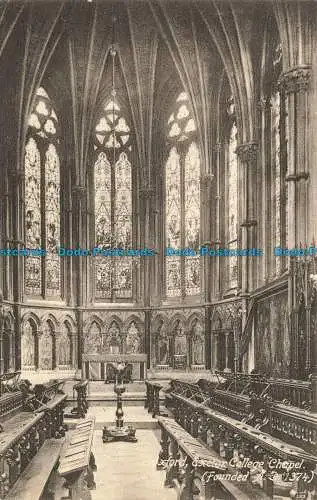 R643038 Oxford. Exeter College Chapel. F. Frith. Nein. 57355