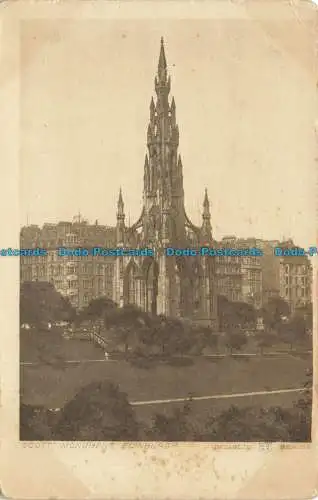 R644314 Edinburgh. Scott Monument. Zuverlässige Serien W.R. und S.