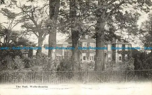 R643651 Wellesbourne. Die Halle. W.H.S.L. 1906