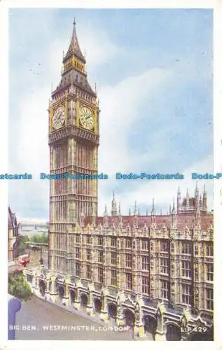 R644345 London. Westminster. Big Ben. Lansdowne Produktion. LL Serie