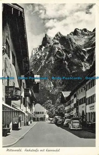 R643152 Mittenwald. Hochstraße Mit Karwendel. Schneider